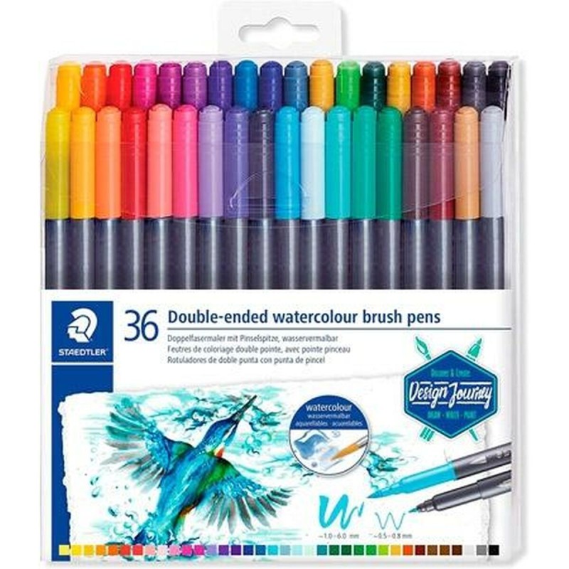 Ensemble de Marqueurs Staedtler 3001 Design Journey Brush Double pointe - Acheter à 23,63 € seulement chez Collector's Boutique