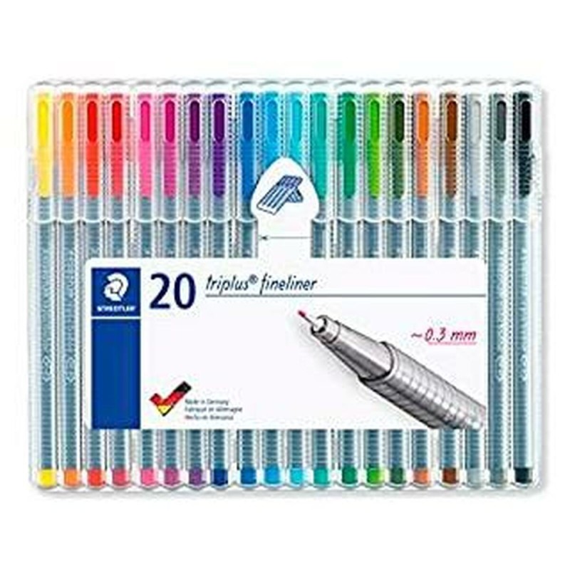 Ensemble de Marqueurs Staedtler 20 Triplus Fineliner 334 - Acheter à 18,61 € seulement chez Collector's Boutique