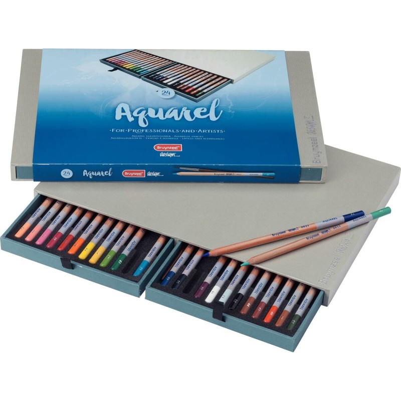 crayons de couleurs pour aquarelle Bruynzeel Aquarel Multicouleur 24 Pièces - Acheter à 17,54 € seulement chez Collector's Bouti