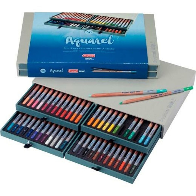 crayons de couleurs pour aquarelle Bruynzeel Aquarel Multicouleur 48 Pièces - Acheter à 36,01 € seulement chez Collector's Bouti