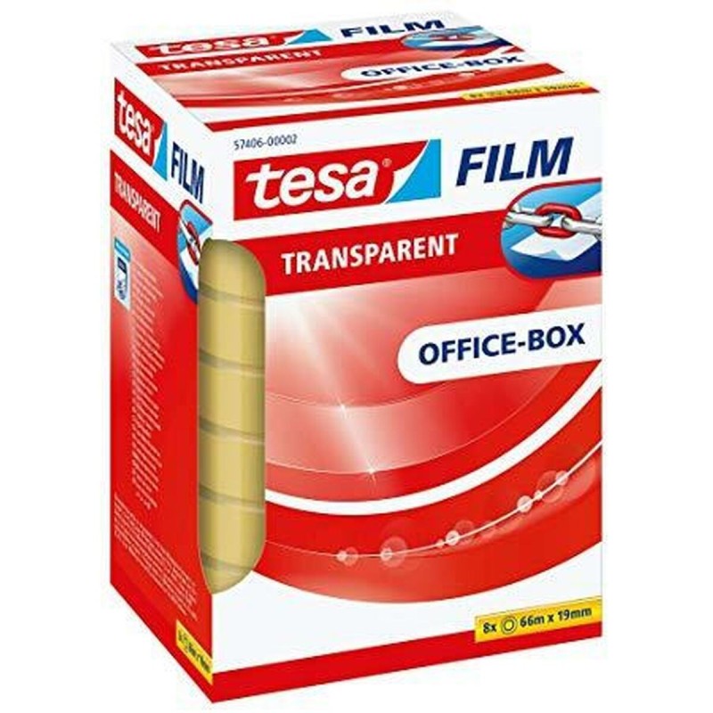 Ruban adhésif TESA Officebox Transparent 8 Unités (19 mm x 66 m) - Acheter à 23,44 € seulement chez Collector's Boutique