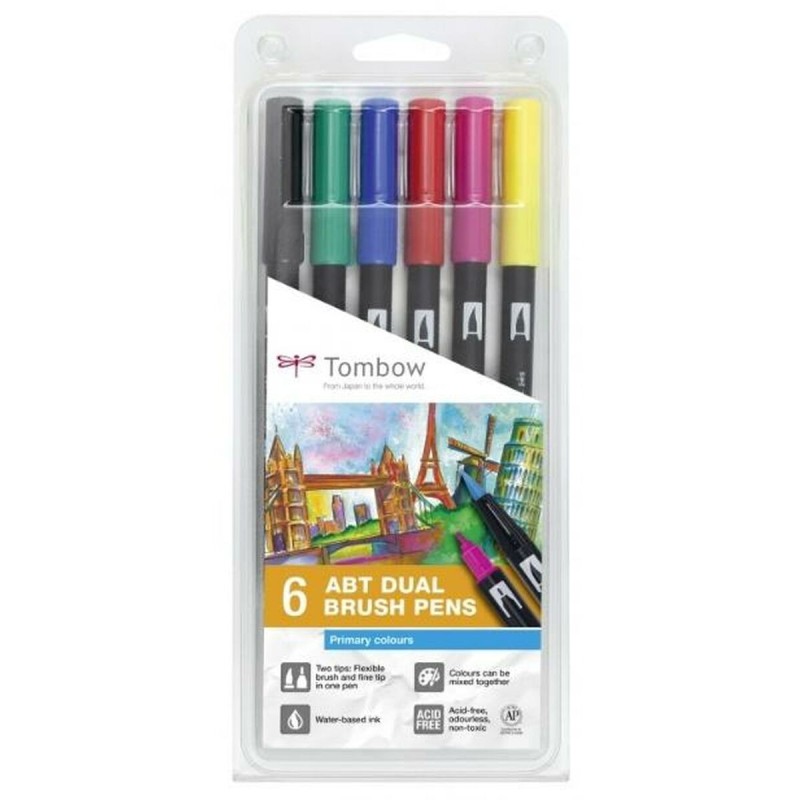 Ensemble de Marqueurs Tombow ABT DUAL 6 Unités - Acheter à 17,83 € seulement chez Collector's Boutique