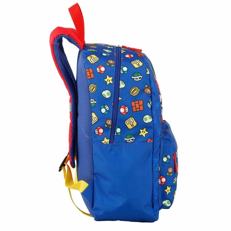 Cartable Super Mario Rouge Bleu (31 x 43 x 13 cm) - Acheter à 30,47 € seulement chez Collector's Boutique