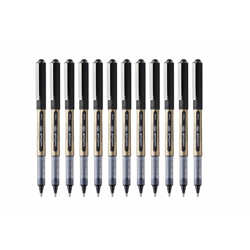 Biros à encre liquide Uni-Ball Rollerball Eye Broad UB-150 Noir 12 Unités - Acheter à 17,78 € seulement chez Collector's Boutiqu