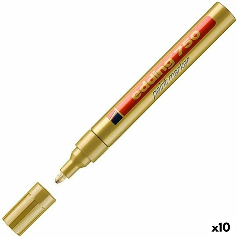 Marqueur permanent Edding 750Or 10 Unités - Acheter à 32,29 € seulement chez Collector's Boutique