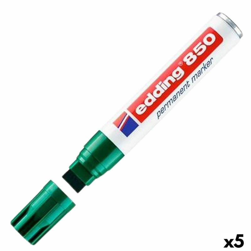 Marqueur permanent Edding 850 Vert 5 Unités - Acheter à 32,21 € seulement chez Collector's Boutique