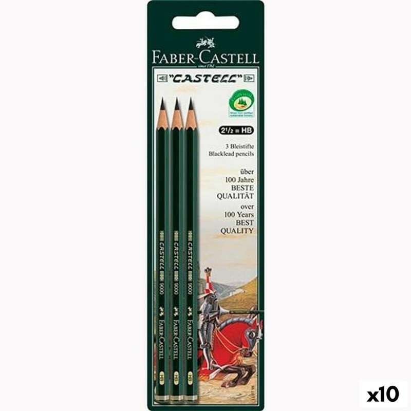 Ensemble de Crayons Faber-Castell Bois (10 Unités) - Acheter à 33,34 € seulement chez Collector's Boutique