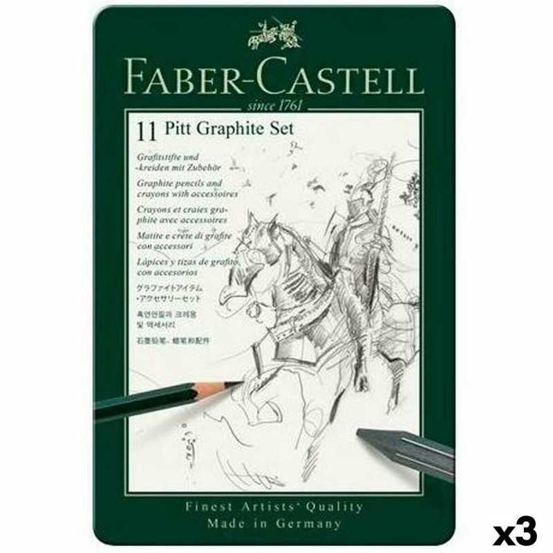 Ensemble de Crayons Faber-Castell (3 Unités) - Acheter à 57,56 € seulement chez Collector's Boutique