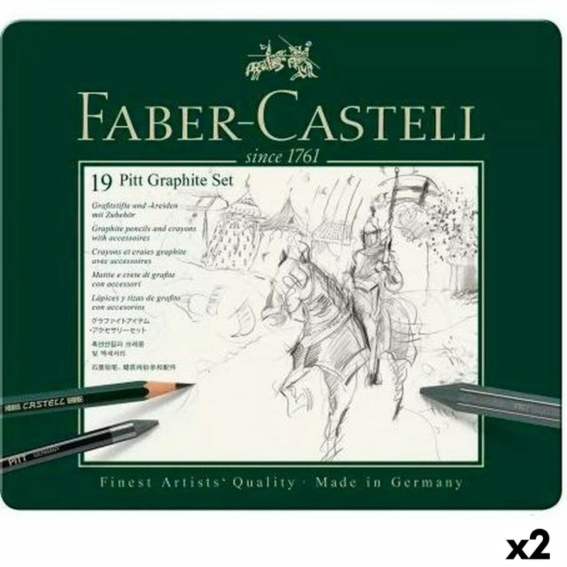 Ensemble de Crayons Faber-Castell (2 Unités) - Acheter à 57,55 € seulement chez Collector's Boutique