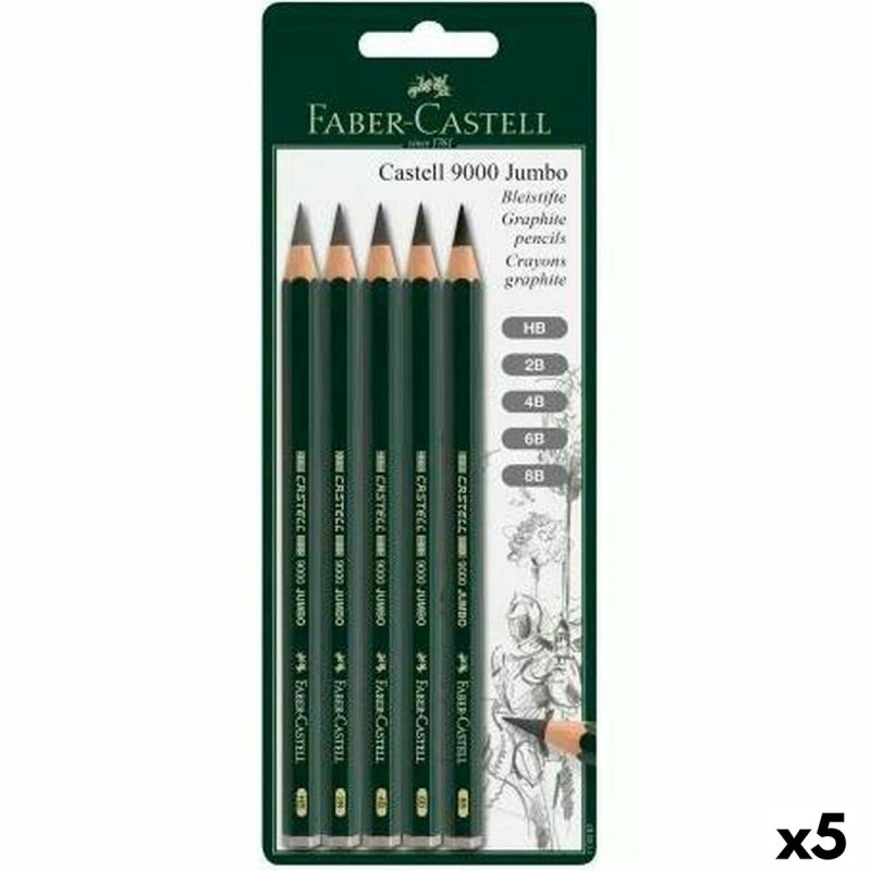 Ensemble de Crayons Faber-Castell (5 Unités) - Acheter à 32,65 € seulement chez Collector's Boutique