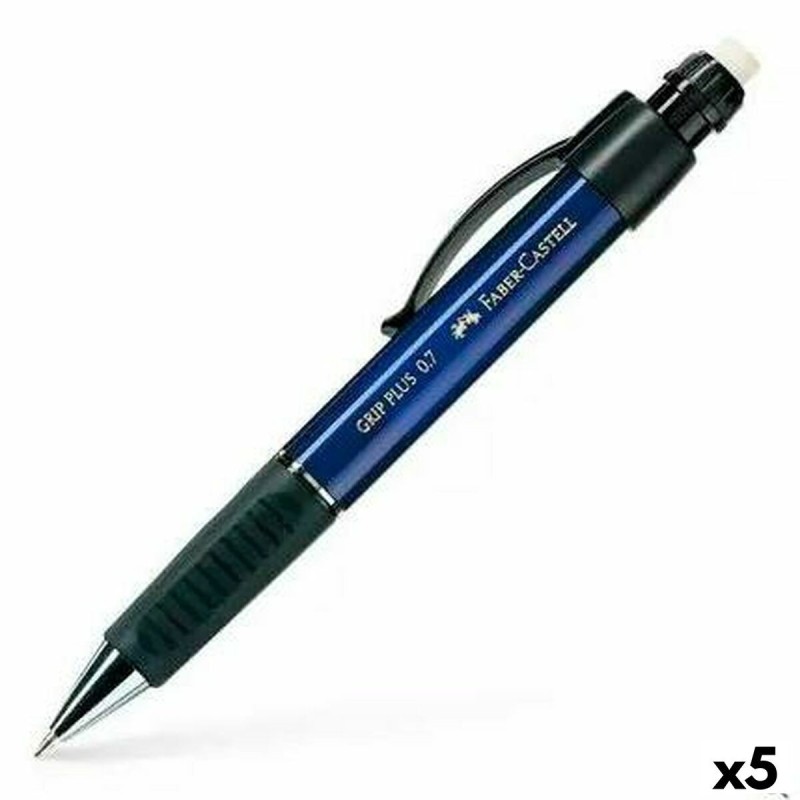 Portemines Faber-Castell Grip Plus Bleu 0,7 mm (5 Unités) - Acheter à 25,81 € seulement chez Collector's Boutique