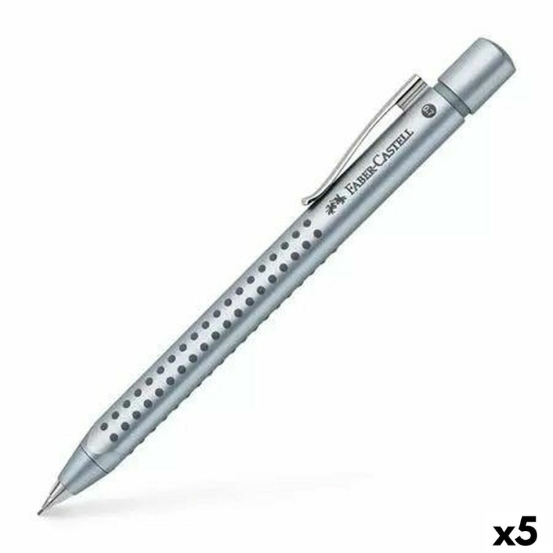 Portemines Faber-Castell Grip 2011 Argenté 0,7 mm (5 Unités) - Acheter à 39,85 € seulement chez Collector's Boutique