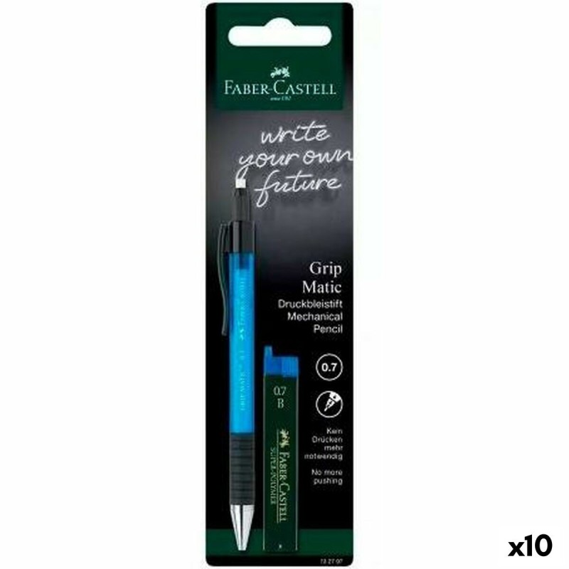 Portemines Faber-Castell GripMatic Bleu 0,7 mm (10 Unités) - Acheter à 25,48 € seulement chez Collector's Boutique