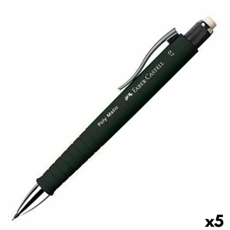 Portemines Faber-Castell Poly Matic Noir 0,7 mm (5 Unités) - Acheter à 18,41 € seulement chez Collector's Boutique