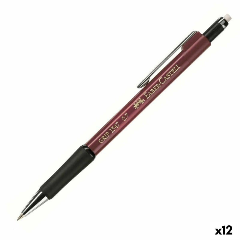 Portemines Faber-Castell Grip 1347 Rouge 0,7 mm (12 Unités) - Acheter à 39,26 € seulement chez Collector's Boutique