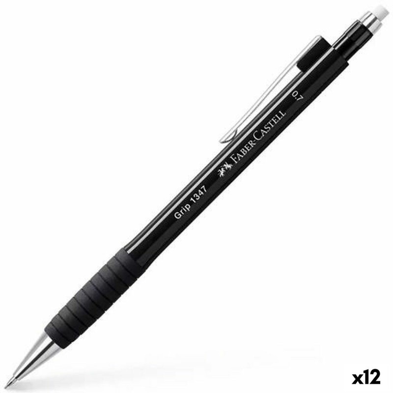 Portemines Faber-Castell Grip 1347 Noir 0,7 mm (12 Unités) - Acheter à 39,26 € seulement chez Collector's Boutique