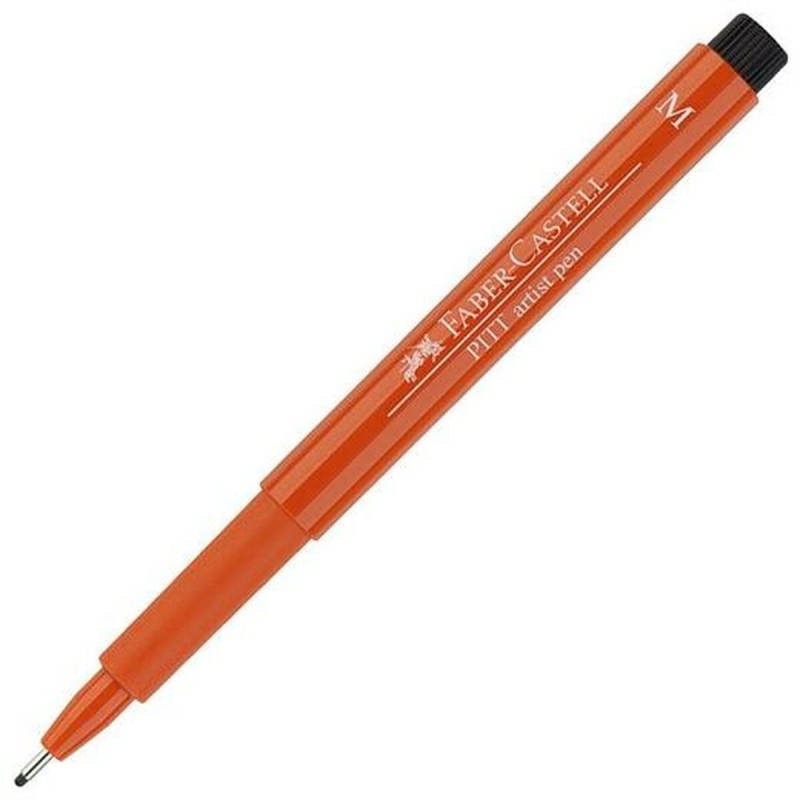 Feutres Faber-Castell Pitt Artist Fineliner M 10 Unités Orange Foncé - Acheter à 20,60 € seulement chez Collector's Boutique