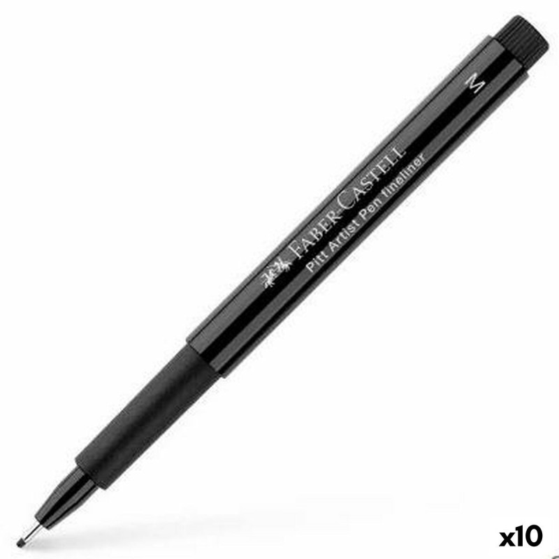 Marqueur permanent Faber-Castell Pitt Artist Noir 10 Unités - Acheter à 20,60 € seulement chez Collector's Boutique