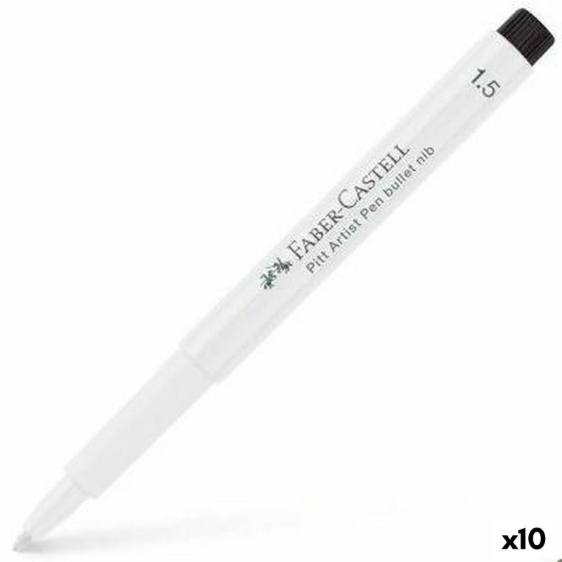 Marqueur permanent Faber-Castell Blanc 10 Unités - Acheter à 20,60 € seulement chez Collector's Boutique