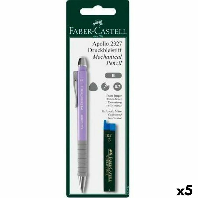 Portemines Faber-Castell Apollo 2327 Rose Bleu foncé 0,7 mm (5 Unités) - Acheter à 17,04 € seulement chez Collector's Boutique