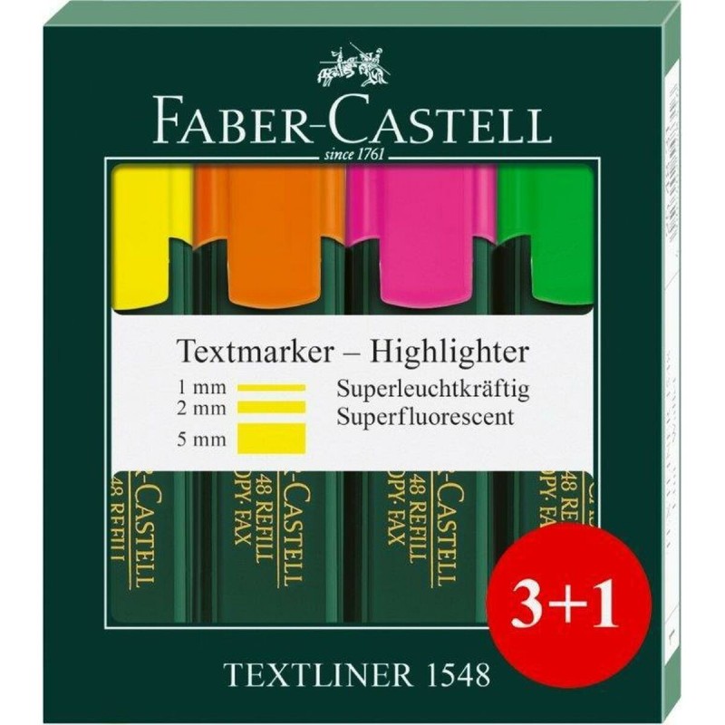 Ensemble de Marqueurs Fluorescents Faber-Castell 65 Unités - Acheter à 34,97 € seulement chez Collector's Boutique