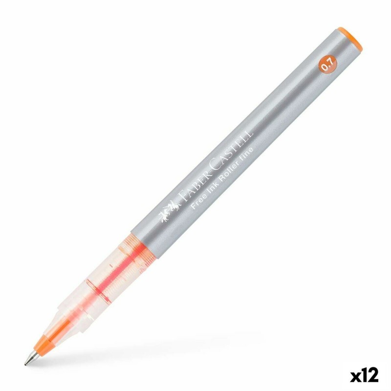 stylo à encre liquide Faber-Castell Roller Free Ink Orange (12 Unités) - Acheter à 18,30 € seulement chez Collector's Boutique