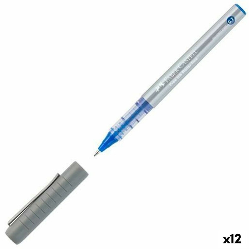 stylo à encre liquide Faber-Castell Roller Free Ink Bleu (12 Unités) - Acheter à 18,30 € seulement chez Collector's Boutique