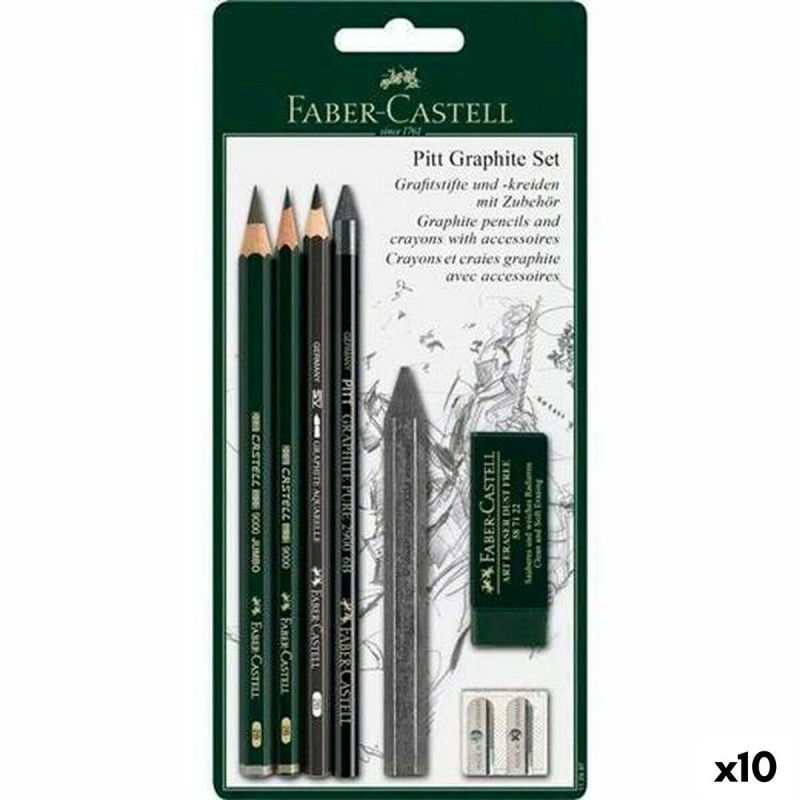 Ensemble de Crayons Faber-Castell 10 Unités - Acheter à 90,01 € seulement chez Collector's Boutique