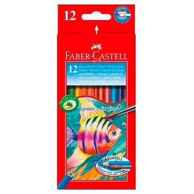 crayons de couleurs pour aquarelle Faber-Castell Multicouleur (6 Unités) - Acheter à 27,16 € seulement chez Collector's Boutique