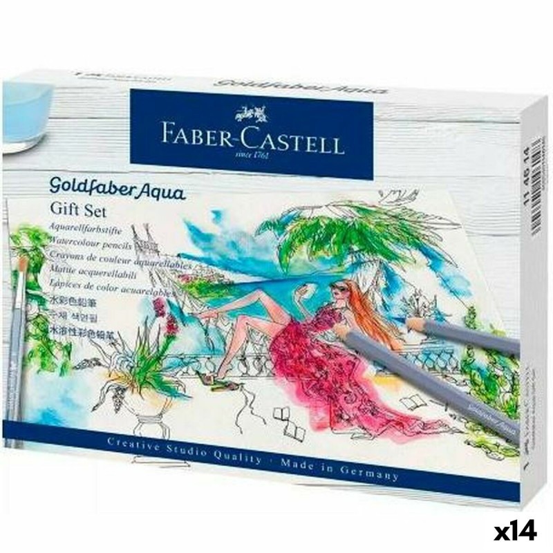 Ensemble de Crayons Faber-Castell Aquarelle 14 Unités - Acheter à 207,94 € seulement chez Collector's Boutique