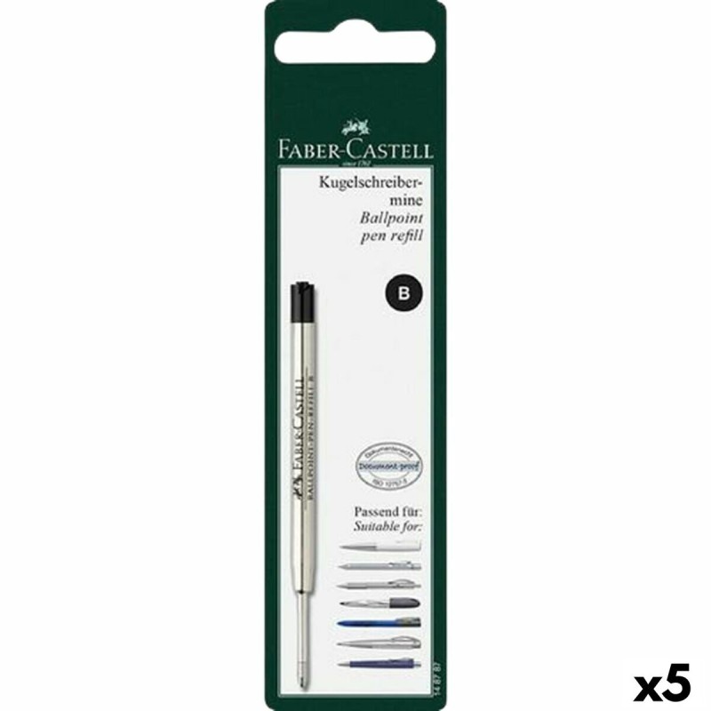 Pièces de rechange Faber-Castell Crayon Noir 5 Unités - Acheter à 20,21 € seulement chez Collector's Boutique