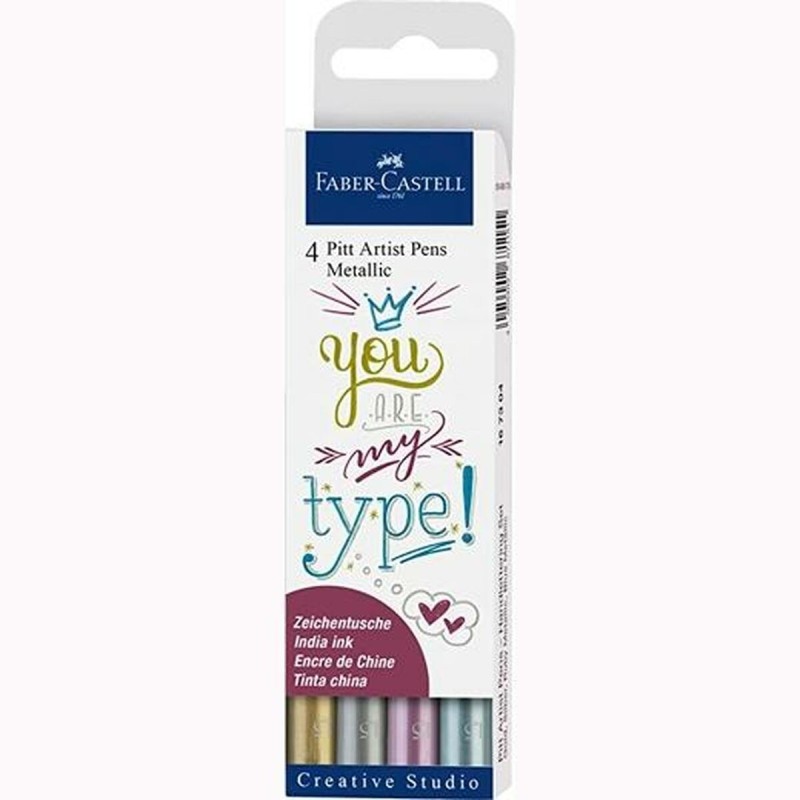 Ensemble de Marqueurs Faber-Castell Pitt Artist Coffret Métallisé 5 Unités - Acheter à 35,99 € seulement chez Collector's Boutiq