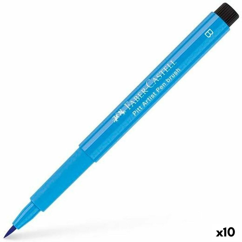 Feutres Faber-Castell Pitt Artist Enamel Bleu 10 Unités - Acheter à 20,60 € seulement chez Collector's Boutique