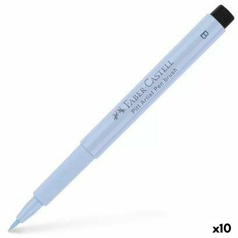 Feutres Faber-Castell Pitt Artist Bleu clair 10 Unités - Acheter à 20,77 € seulement chez Collector's Boutique