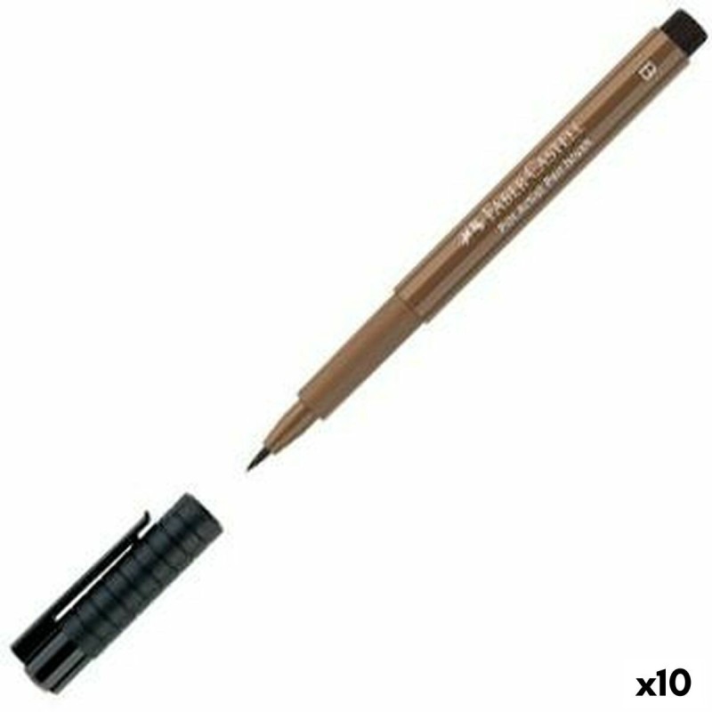 Feutres Faber-Castell Pitt Artist Brun foncé 10 Unités - Acheter à 20,60 € seulement chez Collector's Boutique