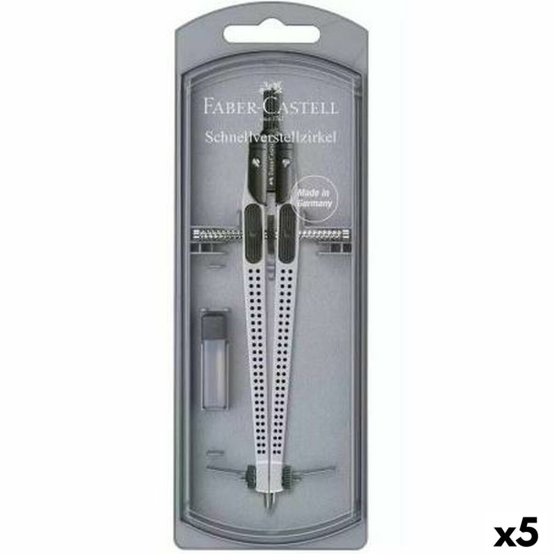 Boussole Faber-Castell Argenté articulé 5 Unités - Acheter à 52,34 € seulement chez Collector's Boutique