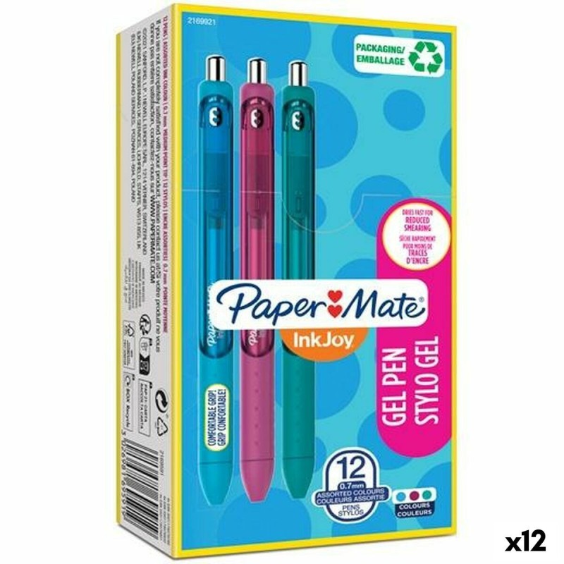 Stylo gel Paper Mate Inkjoy TK12 0,7 mm 12 Unités - Acheter à 17,14 € seulement chez Collector's Boutique