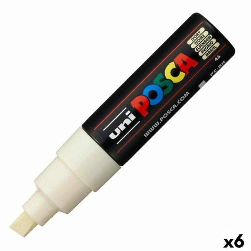 Feutres POSCA PC-8K Ivoire 6 Unités - Acheter à 21,80 € seulement chez Collector's Boutique