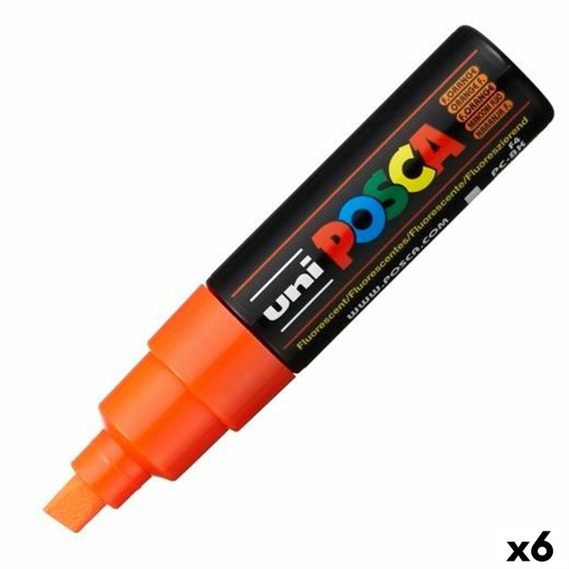 Feutres POSCA PC-8K Orange 6 Unités - Acheter à 21,80 € seulement chez Collector's Boutique