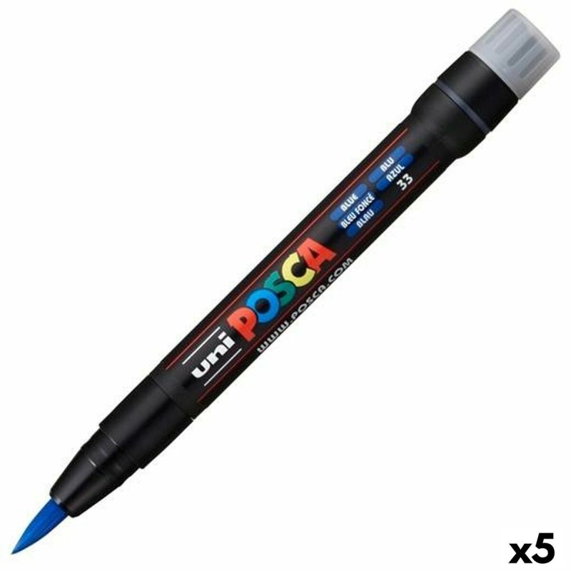 Feutres POSCA PCF-350 Bleu 5 Unités - Acheter à 25,00 € seulement chez Collector's Boutique