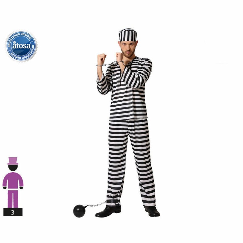 Déguisement pour Adultes Prisonnier - Acheter à 13,24 € seulement chez Collector's Boutique