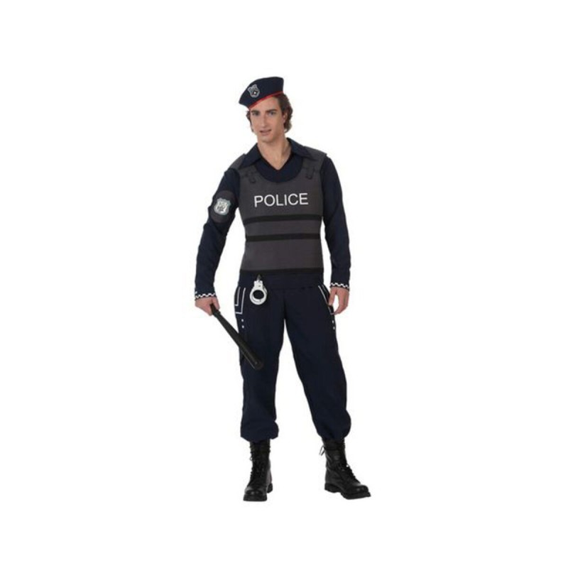 Déguisement pour Adultes Bleu Policier - Acheter à 22,63 € seulement chez Collector's Boutique