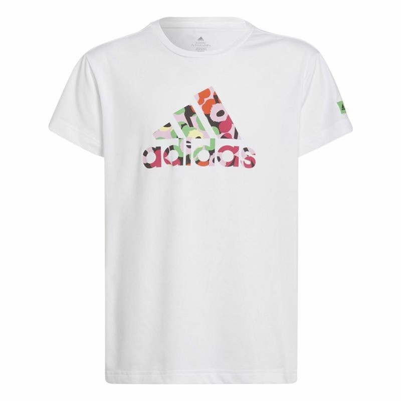 T shirt à manches courtes Enfant Adidas Floral-PrintBlanc - Acheter à 25,32 € seulement chez Collector's Boutique