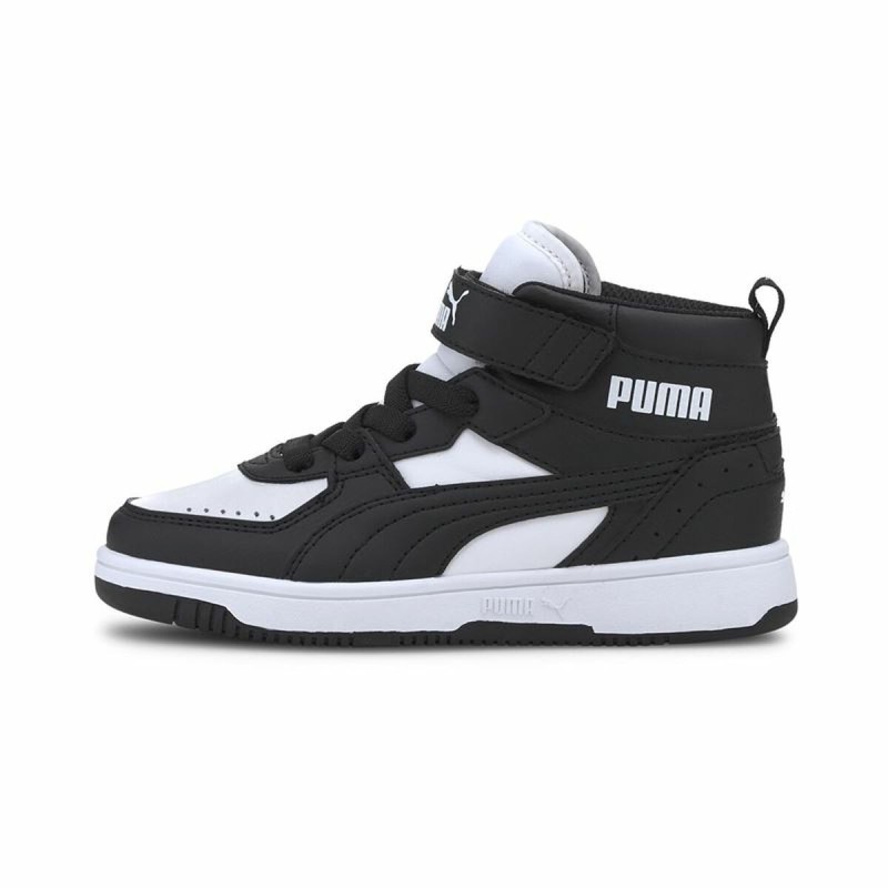 Chaussures de Sport pour Enfants Puma Rebound Joy Noir Blanc - Acheter à 43,66 € seulement chez Collector's Boutique