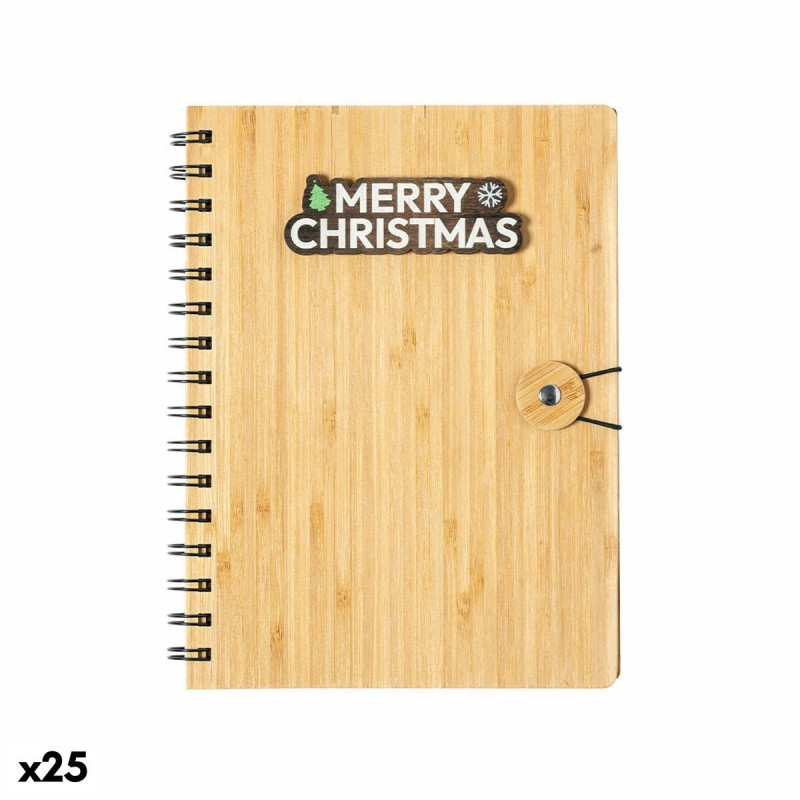 Cahier à Spirale 142699 Rayures Noël (25 Unités) - Acheter à 110,52 € seulement chez Collector's Boutique