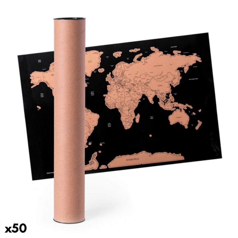 Mappemonde à Gratter 146590 (50 Unités) - Acheter à 166,64 € seulement chez Collector's Boutique