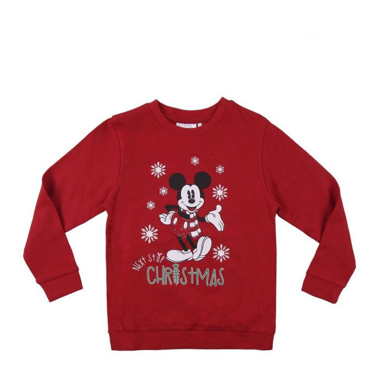 Sweat sans capuche enfant Mickey Mouse Rouge - Acheter à 10,67 € seulement chez Collector's Boutique