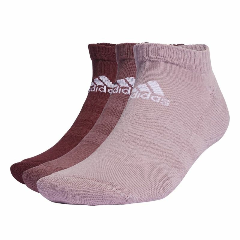 Chaussettes Chevilles Adidas Cushioned3 paires Rose - Acheter à 10,69 € seulement chez Collector's Boutique