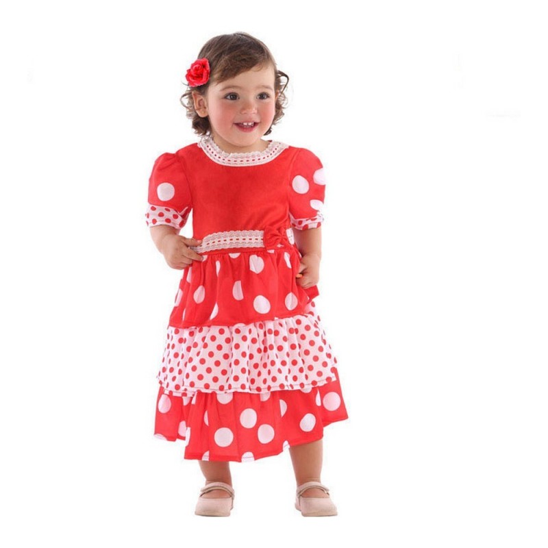 Déguisement pour Bébés Rouge Danseuse de Flamenco - Acheter à 15,16 € seulement chez Collector's Boutique