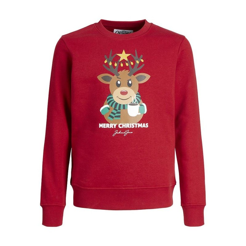 Sweat sans capuche enfant JORTOONJack & Jones 12222091 Rouge - Acheter à 17,06 € seulement chez Collector's Boutique